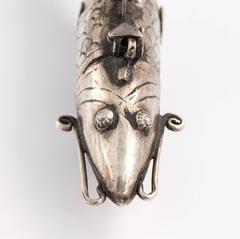 Sterling Silver Fish Spice Box