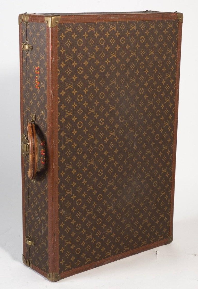 Important Set of Five Large Pieces of Vintage Louis Vuitton Luggage at 1stdibs