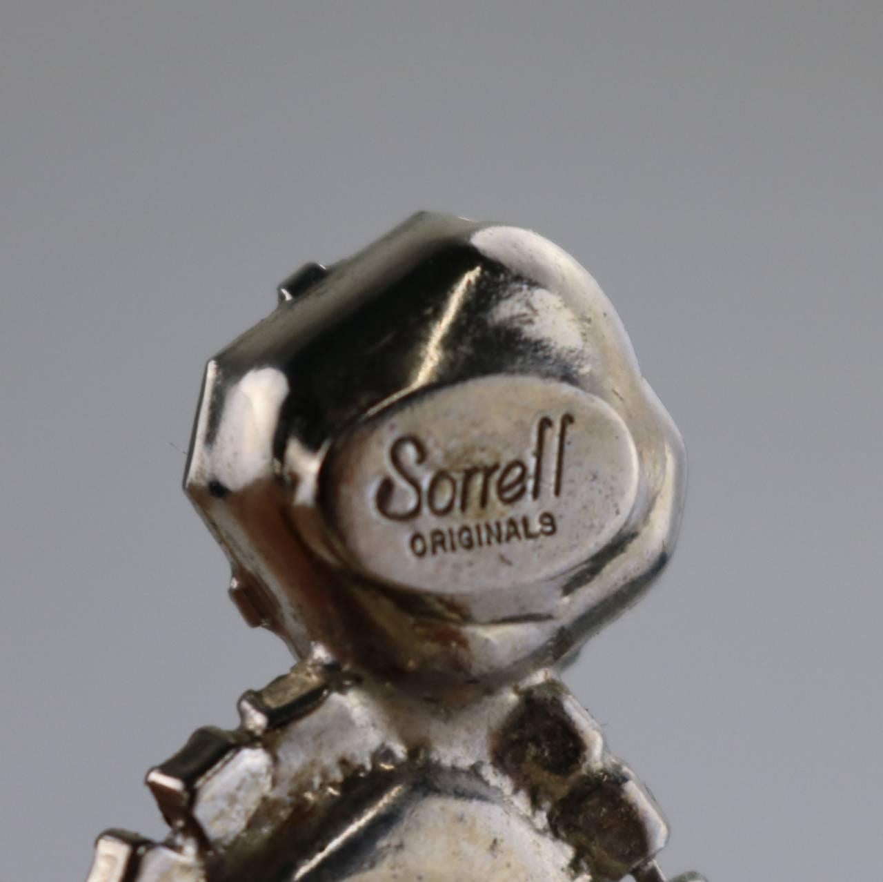 Women's Robert Sorrell Faux Diamond Amethyst Chandelier Earrings For Sale