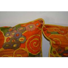 Vintage 1970s Jack Lenor Larsen Fabric Pillows