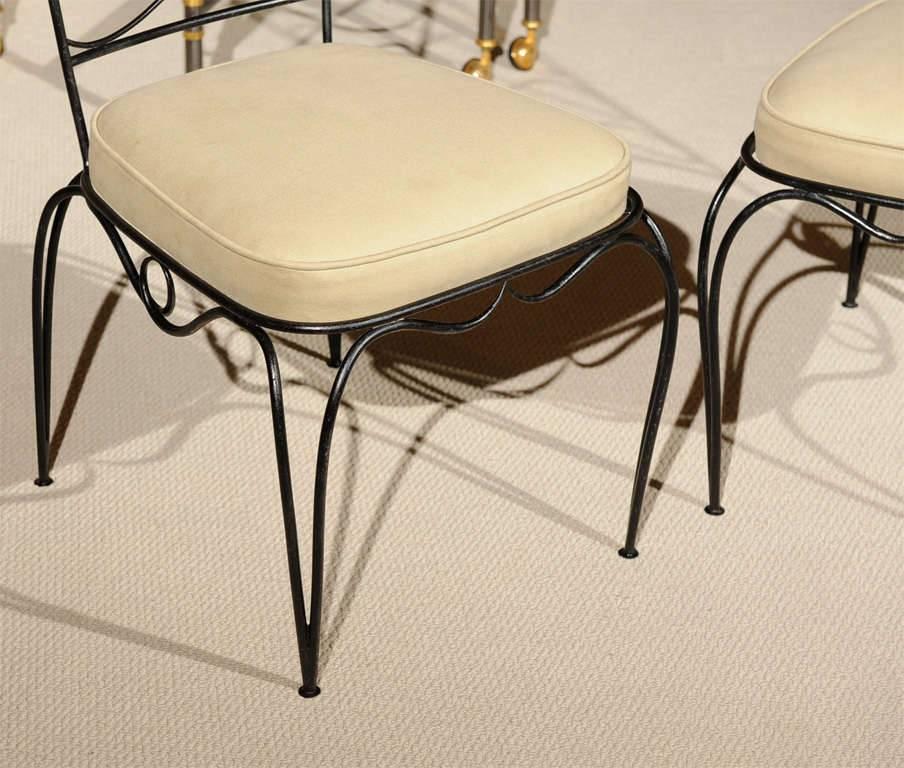 French Set of Six Chairs Attributed to Rene Prou