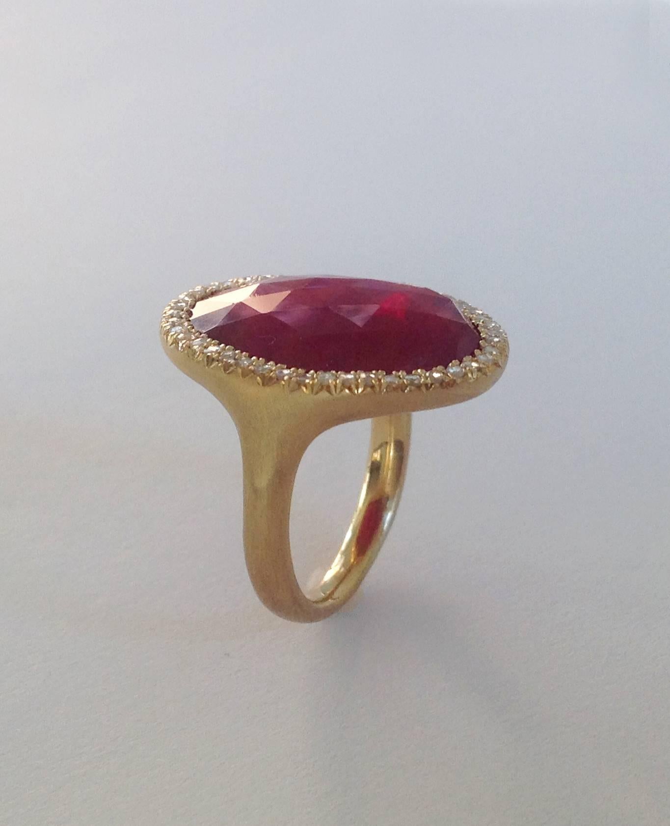 red sapphire ring