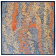 Large 1980s Abstract Painting by Jean Megard 4
