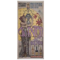 Italian Art Nouveau Period Liquor Poster by Giovanni Mataloni, 1900 10