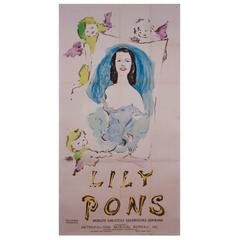 "Lily Pons," an American Record Release Poster by Marcel Vertes, circa 1940s 5
