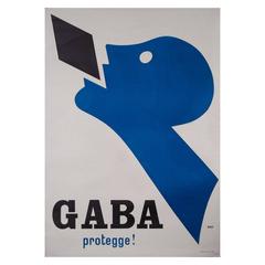 "Gaba," Swiss Art Deco Period Poster by Niklaus Stoecklin, 1927 7