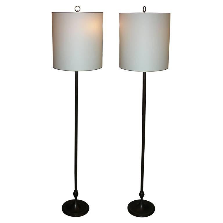 Two 1940s Floor Lamps For Sale