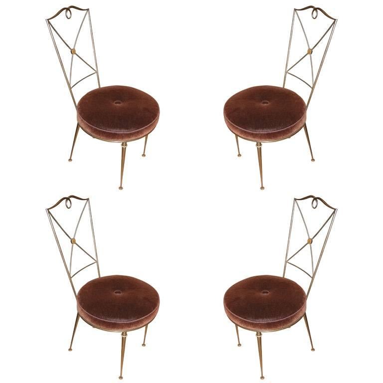 Four 1940s Chairs by Raymond Subes For Sale