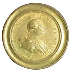 George III Gilt Brass Snuff Box