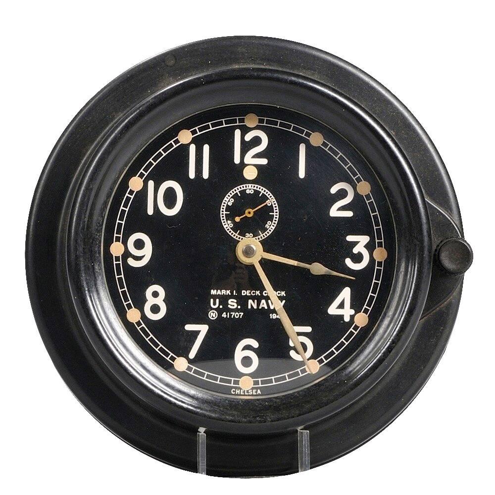 Chelsea U.S. Navy Clock, circa 1942