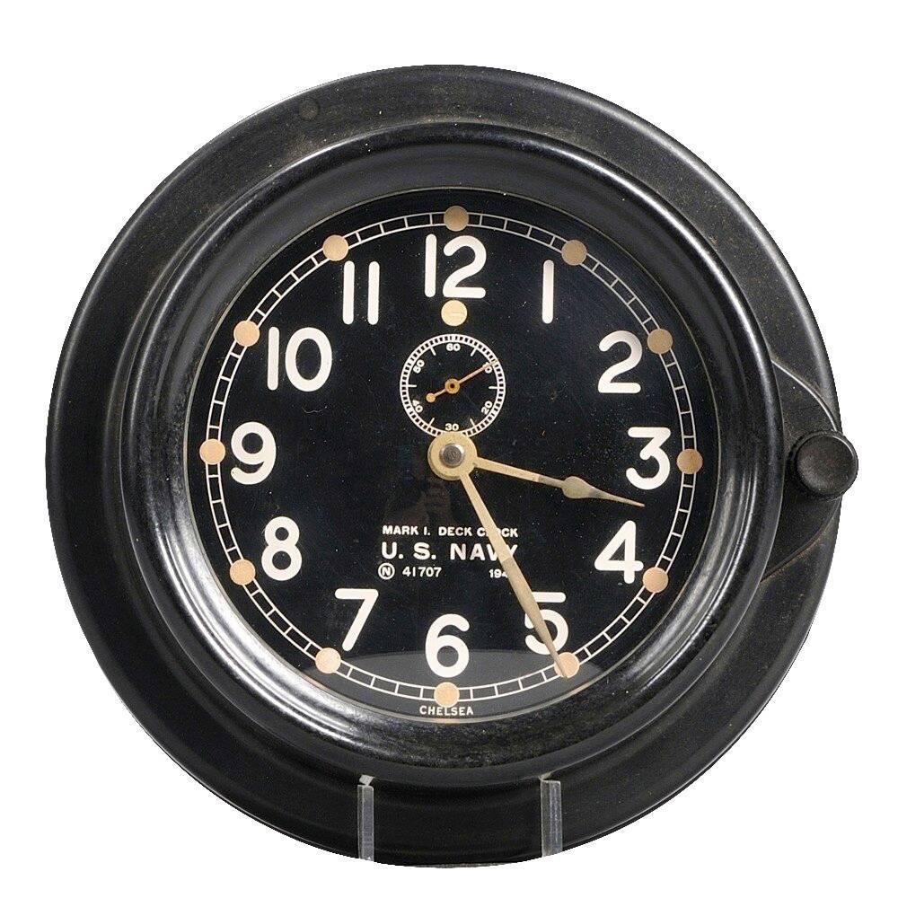 Chelsea U.S. Navy Clock, circa 1942 at 1stdibs