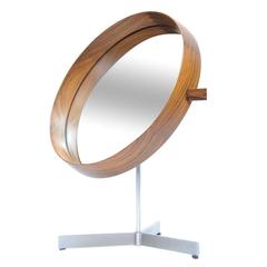 Rosewood Mirror by Designed by Uno & Östen Kristiansson