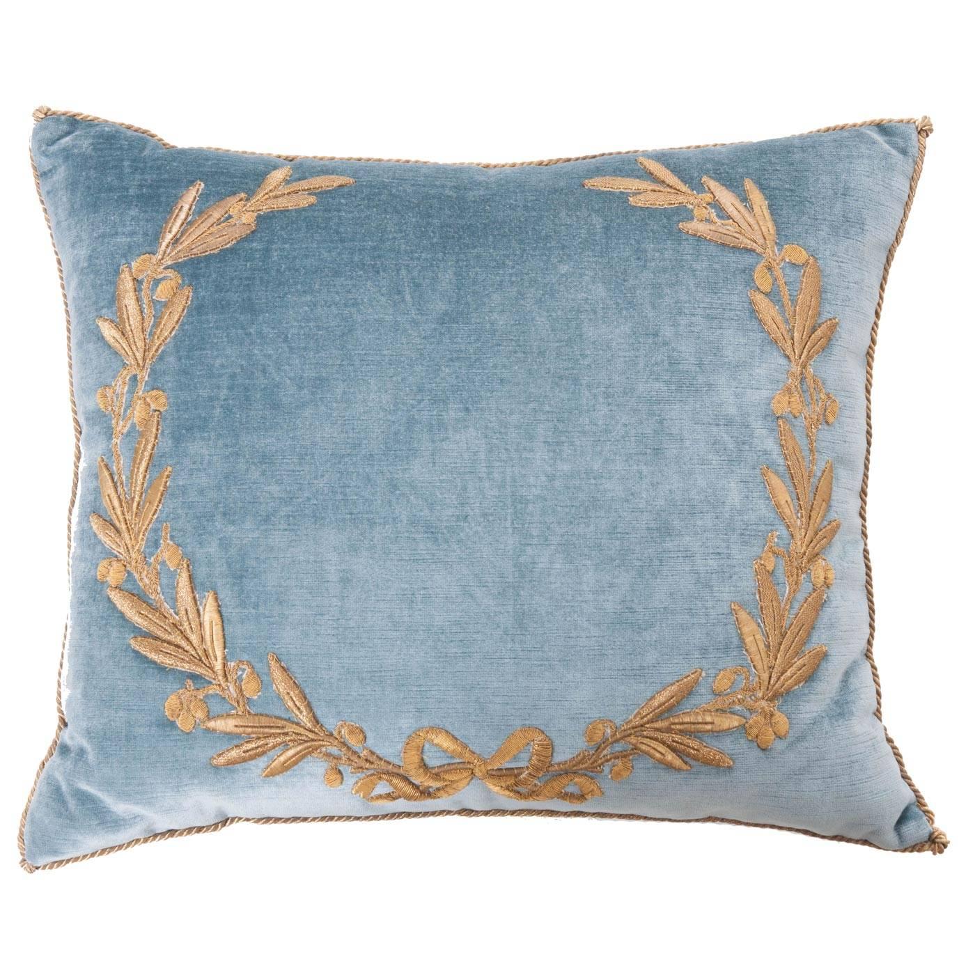 Antique Textile Pillow by B. Viz Designs