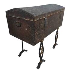 Antique Late 17th Century English Trunk 