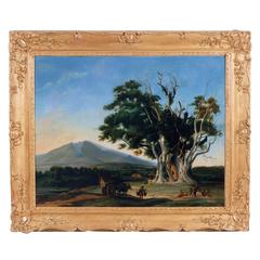 Pair of Colonial 19th Century Paintings