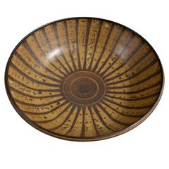 Glazed Stoneware Bowl by Harrison Mcintosh 