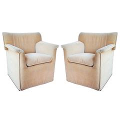 Pair Laurianetta Armchairs by Tobia Scarpa for B&B Italia