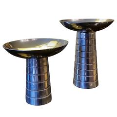 Pair of Tommi Parzinger Style Candleholders