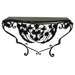 Fabulous Wrought Iron Console Table