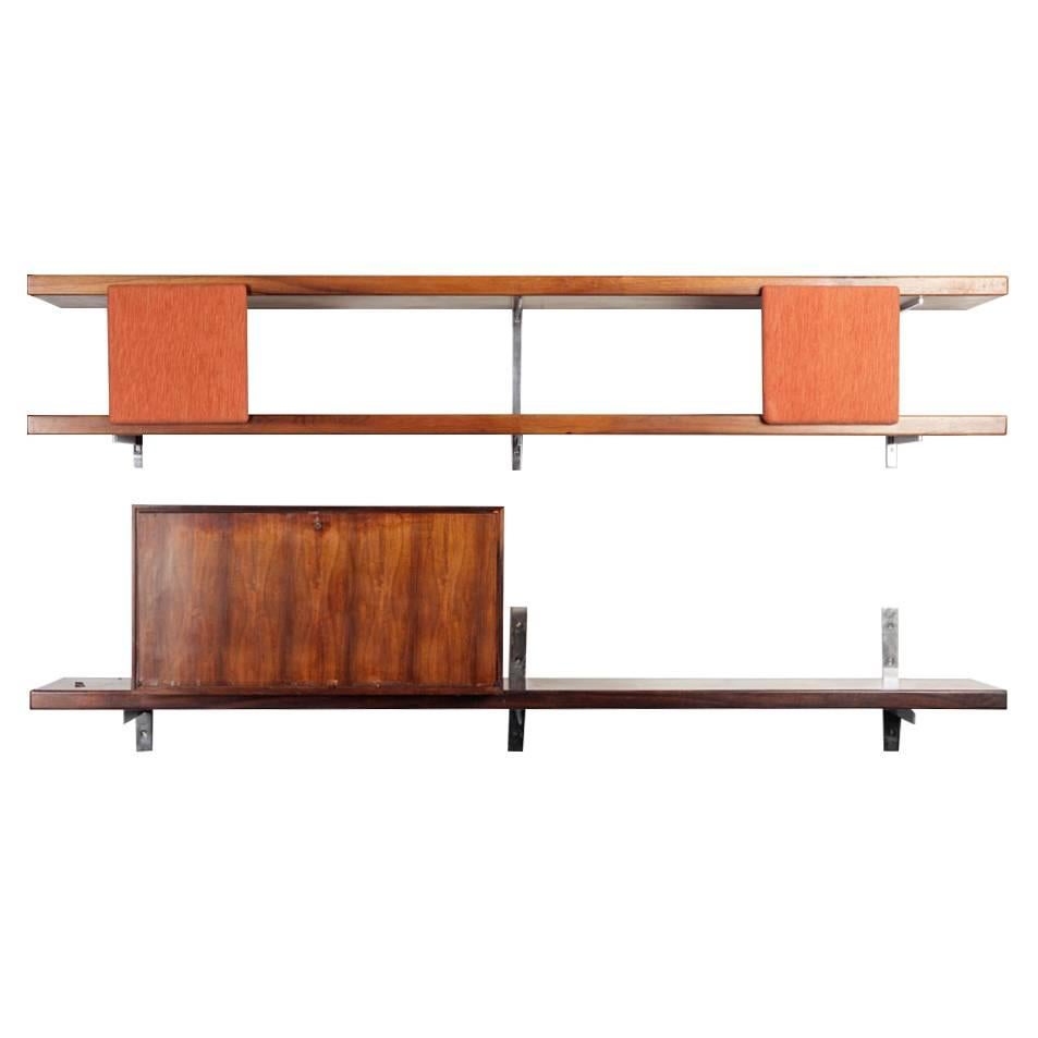 Brazilian Modern "George Nelson" Wall-Mounted Shelves by Sergio Rodrigues For Sale
