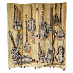 1950s 'Strumenti Musicali' Screen by Piero Fornasetti