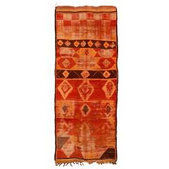 Ancient Rehamna Berber Carpet 11