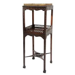 English George III Mahogany 18th Century Stand, circa 1780 2
