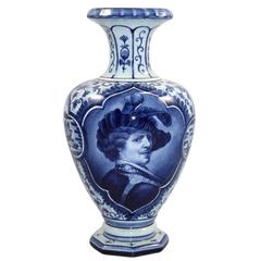 19th Century Dutch Delft Dingendorf Vase 19th Century Dutch Delft Dingendorf Vase