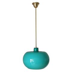 Turquoise Murano Pendant by Leucos