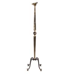 Floor Lamp Attributed to Gilbert Poillerat, France, 1950 4
