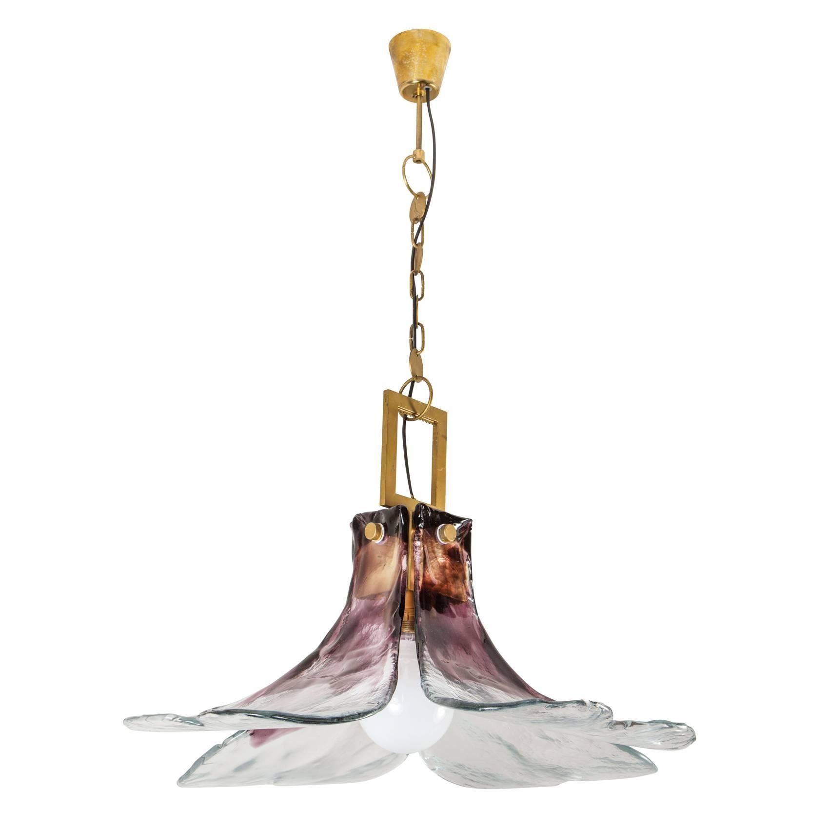 Carlo Nason for Mazzega Chandelier