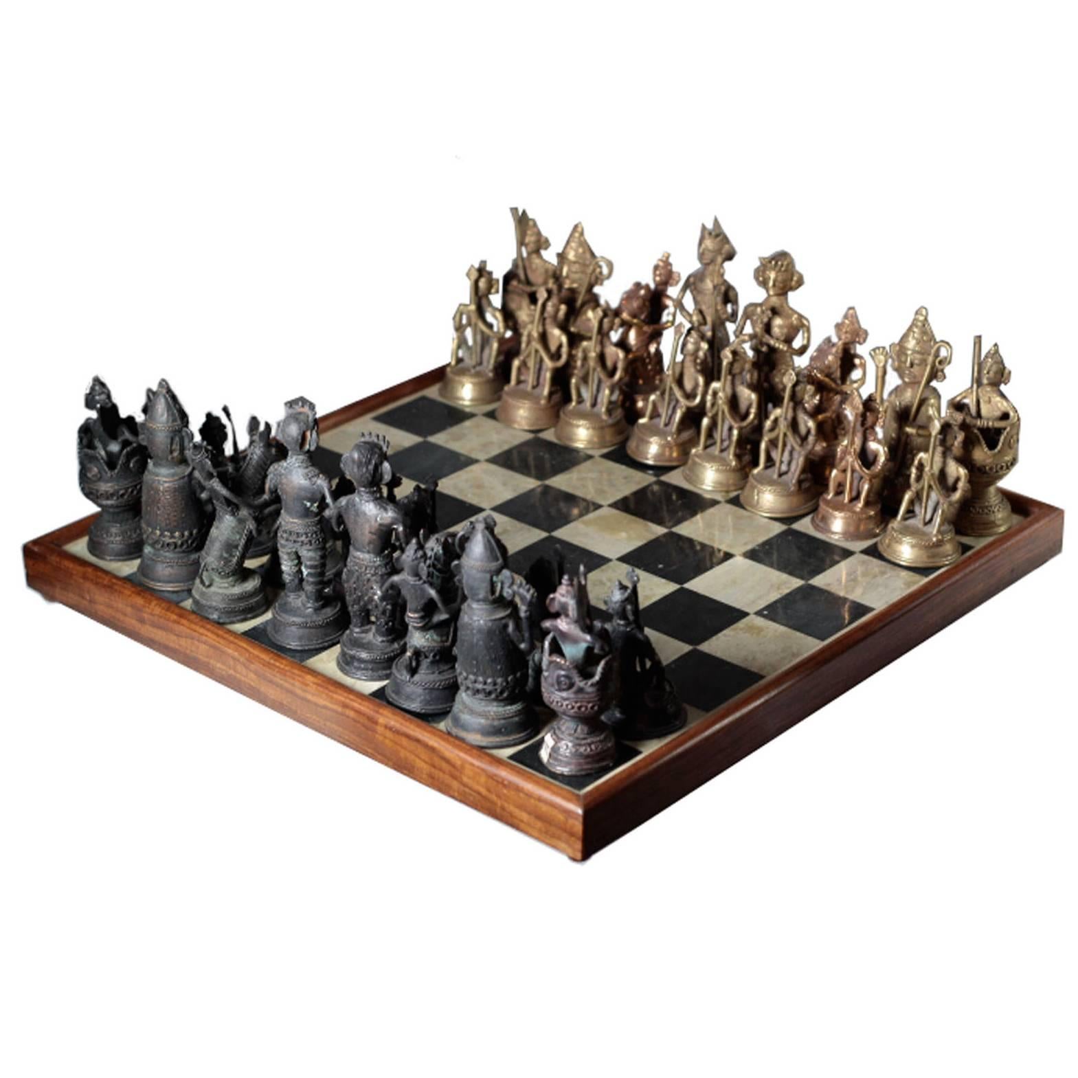 Midcentury Indian Chess Board