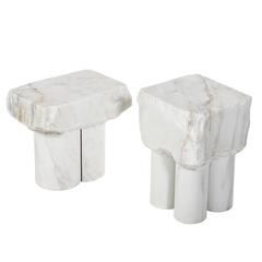 Max Lamb,  Danby Marble Side Tables