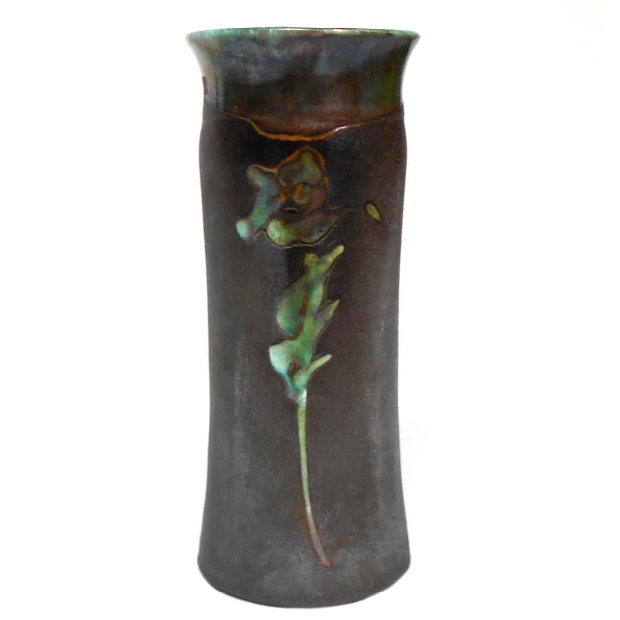 Evans Raku Ceramic Vase