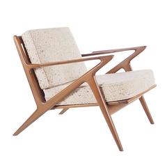 Sculptural Walnut Lounge Chair by Poul Jensen for Selig Danish Modern