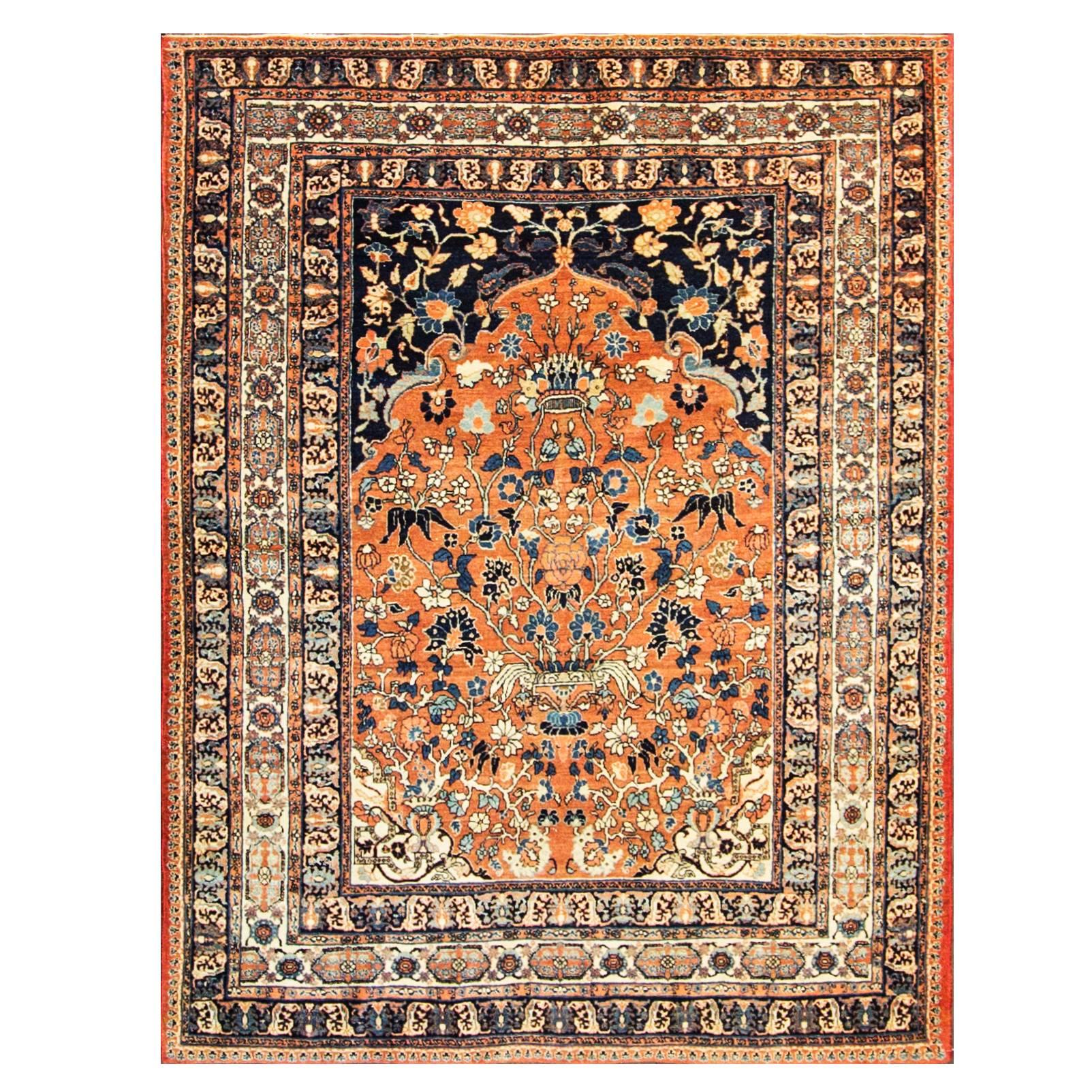 Antique Persian Persian Tabriz Rug
