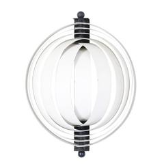 Verner Panton Style Moon Wall Sconce Light Fixture