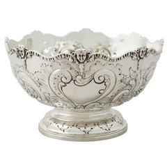 Sterling Silver Presentation Bowl by Charles Stuart Harris - Antique Victorian 10