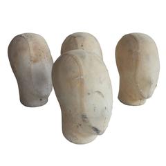 Set of Four Antique English Hat Lasts