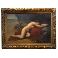 Painting of Sainte Mary Magdelene by Louis Courtat