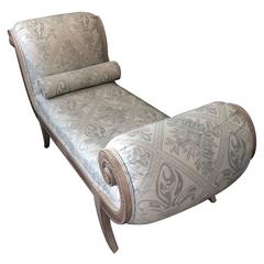 Vintage Louis XV Style Chaise Longue