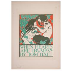 "When Hearts Are Trump," by Will Bradley from "the Masters of the Poster," 1896 8