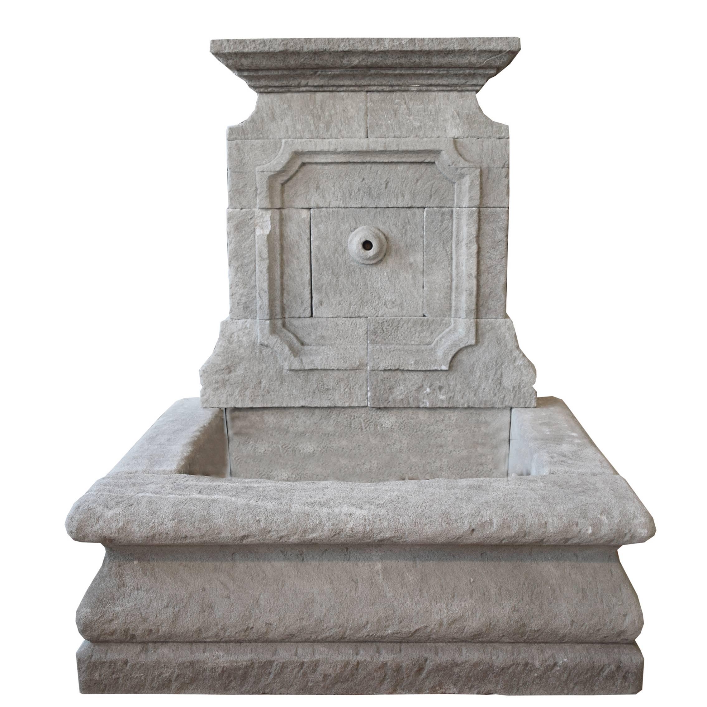 Limestone Wall Fountain