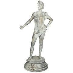 Fine Zinc Statue of "Les Lauriers" by Nelson