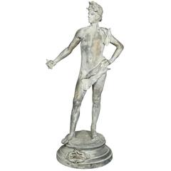 Fine Zinc Statue of "Les Lauriers" by Nelson 11