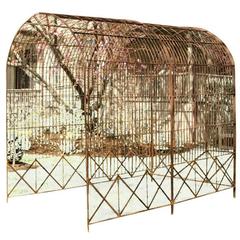 Rare Pair of English Wrought Iron Rose Tunnel Arbors