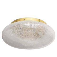 Large Mid-Century Modern Flush Mount Chandelier by Doria Leuchten, 1960s 7