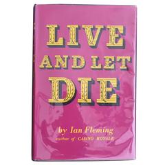 Live And Let Die by Ian Fleming, 1st Edition, Ninth Impression with DJ, 1963