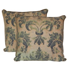 Pair of Fortuny Pillows in the Glicine Pattern