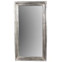 Rectangular Silver Gilt Mirror in its Original Mercury Glass 1